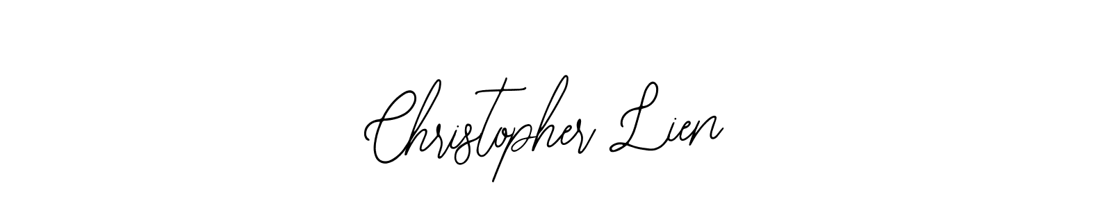 Create a beautiful signature design for name Christopher Lien. With this signature (Bearetta-2O07w) fonts, you can make a handwritten signature for free. Christopher Lien signature style 12 images and pictures png