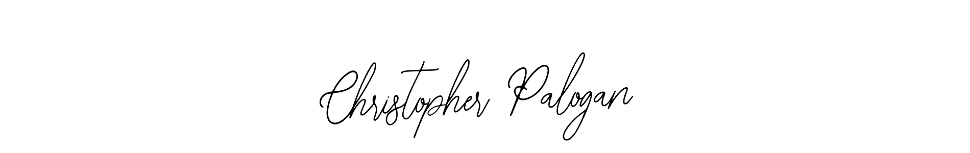 Also You can easily find your signature by using the search form. We will create Christopher Palogan name handwritten signature images for you free of cost using Bearetta-2O07w sign style. Christopher Palogan signature style 12 images and pictures png