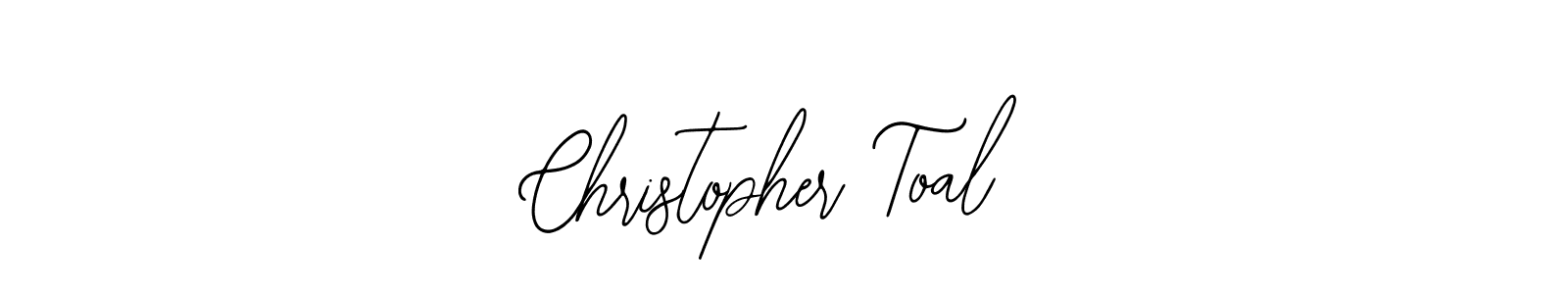 Also You can easily find your signature by using the search form. We will create Christopher Toal name handwritten signature images for you free of cost using Bearetta-2O07w sign style. Christopher Toal signature style 12 images and pictures png