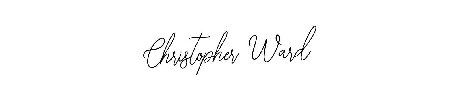 You should practise on your own different ways (Bearetta-2O07w) to write your name (Christopher Ward) in signature. don't let someone else do it for you. Christopher Ward signature style 12 images and pictures png