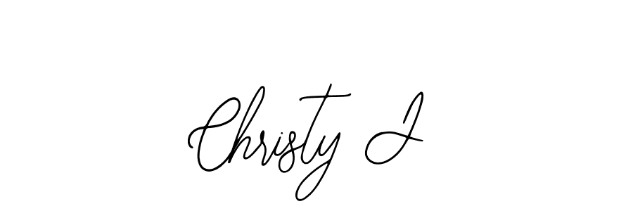 Create a beautiful signature design for name Christy J. With this signature (Bearetta-2O07w) fonts, you can make a handwritten signature for free. Christy J signature style 12 images and pictures png