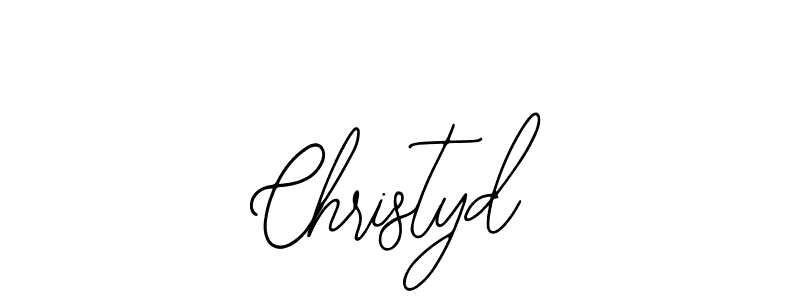 Use a signature maker to create a handwritten signature online. With this signature software, you can design (Bearetta-2O07w) your own signature for name Christyd. Christyd signature style 12 images and pictures png