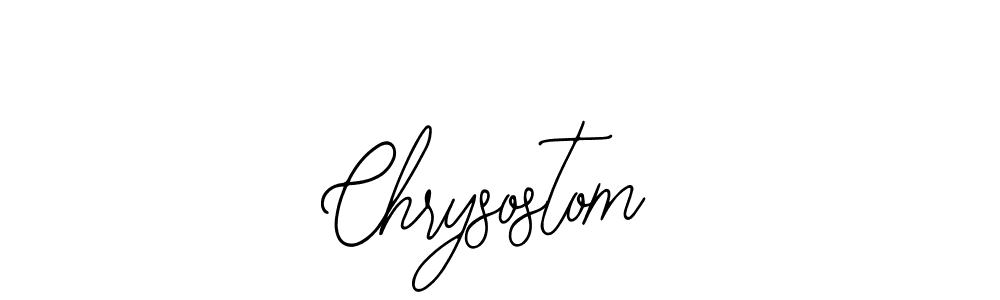 You should practise on your own different ways (Bearetta-2O07w) to write your name (Chrysostom) in signature. don't let someone else do it for you. Chrysostom signature style 12 images and pictures png