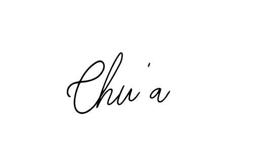 Also we have Chu'a name is the best signature style. Create professional handwritten signature collection using Bearetta-2O07w autograph style. Chu'a signature style 12 images and pictures png