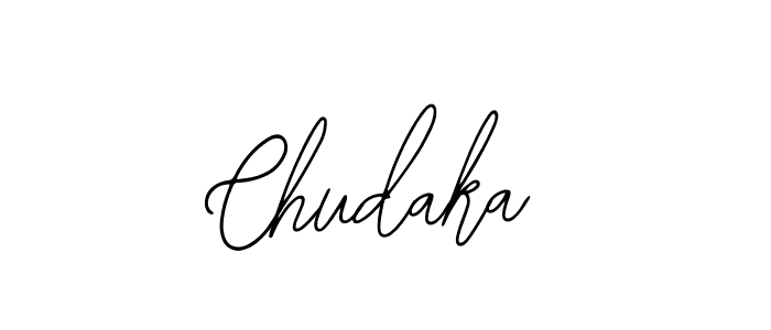 You should practise on your own different ways (Bearetta-2O07w) to write your name (Chudaka) in signature. don't let someone else do it for you. Chudaka signature style 12 images and pictures png