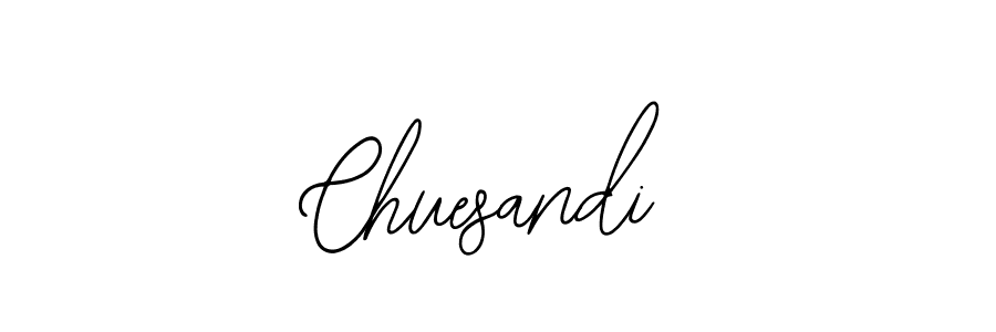 Make a beautiful signature design for name Chuesandi. With this signature (Bearetta-2O07w) style, you can create a handwritten signature for free. Chuesandi signature style 12 images and pictures png