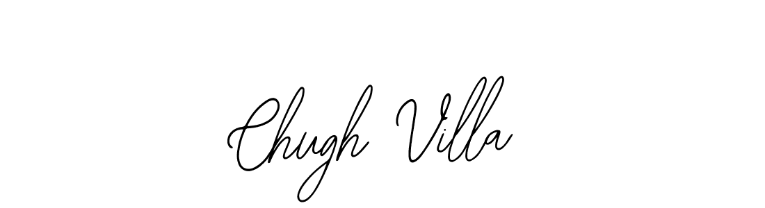 Design your own signature with our free online signature maker. With this signature software, you can create a handwritten (Bearetta-2O07w) signature for name Chugh Villa. Chugh Villa signature style 12 images and pictures png