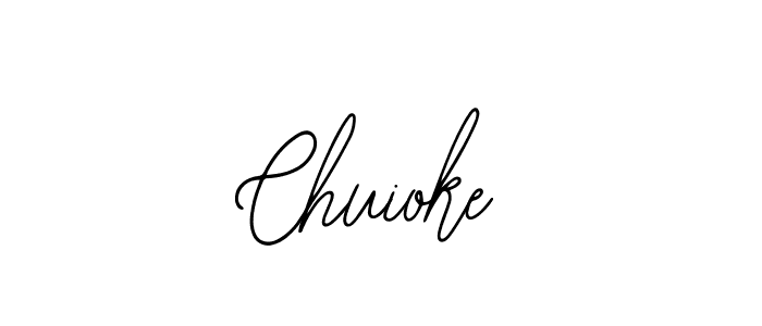 Create a beautiful signature design for name Chuioke. With this signature (Bearetta-2O07w) fonts, you can make a handwritten signature for free. Chuioke signature style 12 images and pictures png