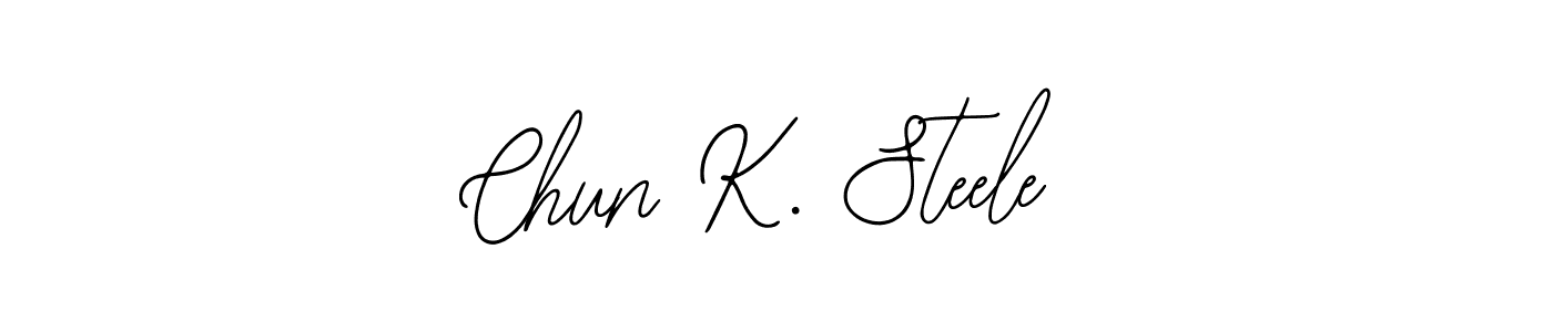 Chun K. Steele stylish signature style. Best Handwritten Sign (Bearetta-2O07w) for my name. Handwritten Signature Collection Ideas for my name Chun K. Steele. Chun K. Steele signature style 12 images and pictures png