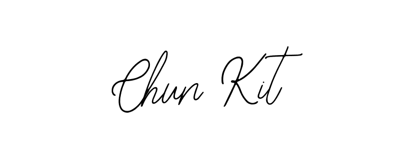 Use a signature maker to create a handwritten signature online. With this signature software, you can design (Bearetta-2O07w) your own signature for name Chun Kit. Chun Kit signature style 12 images and pictures png
