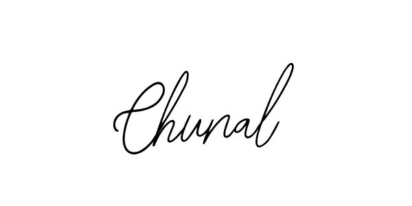 Also we have Chunal name is the best signature style. Create professional handwritten signature collection using Bearetta-2O07w autograph style. Chunal signature style 12 images and pictures png