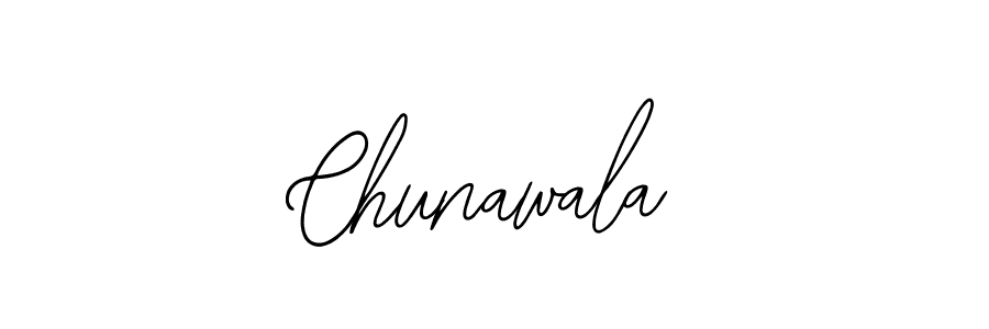 How to make Chunawala name signature. Use Bearetta-2O07w style for creating short signs online. This is the latest handwritten sign. Chunawala signature style 12 images and pictures png