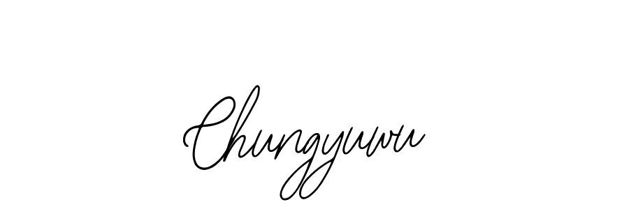 Design your own signature with our free online signature maker. With this signature software, you can create a handwritten (Bearetta-2O07w) signature for name Chungyuwu. Chungyuwu signature style 12 images and pictures png