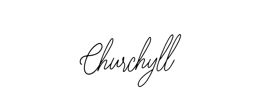 How to make Churchyll name signature. Use Bearetta-2O07w style for creating short signs online. This is the latest handwritten sign. Churchyll signature style 12 images and pictures png