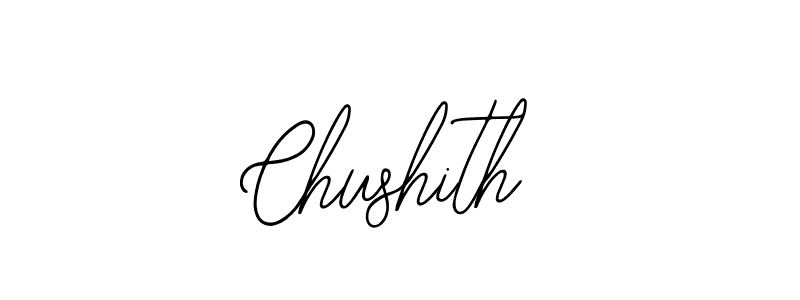 Make a beautiful signature design for name Chushith. Use this online signature maker to create a handwritten signature for free. Chushith signature style 12 images and pictures png