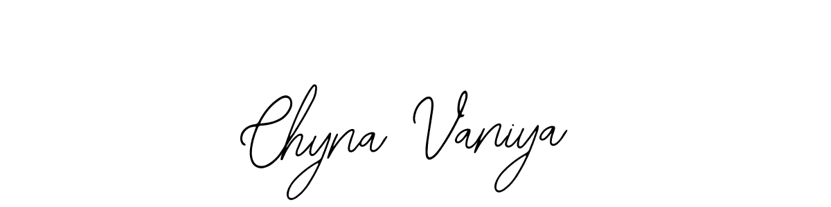 Make a short Chyna Vaniya signature style. Manage your documents anywhere anytime using Bearetta-2O07w. Create and add eSignatures, submit forms, share and send files easily. Chyna Vaniya signature style 12 images and pictures png