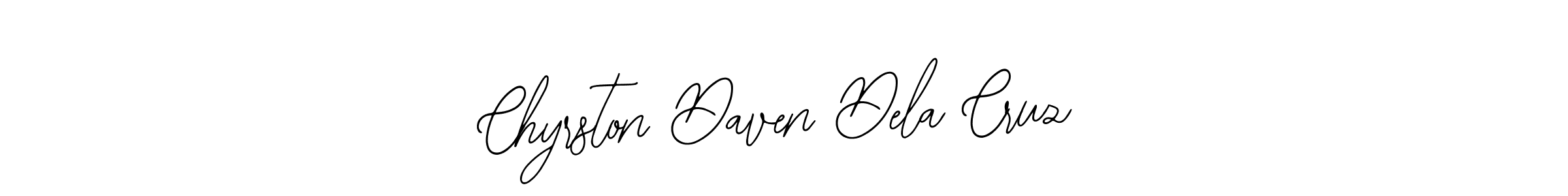 Chyrston Daven Dela Cruz stylish signature style. Best Handwritten Sign (Bearetta-2O07w) for my name. Handwritten Signature Collection Ideas for my name Chyrston Daven Dela Cruz. Chyrston Daven Dela Cruz signature style 12 images and pictures png