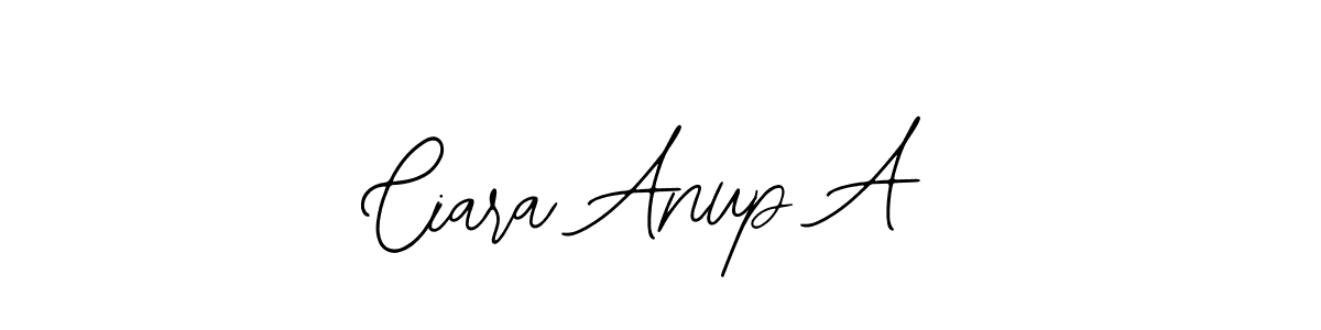 Also You can easily find your signature by using the search form. We will create Ciara Anup A name handwritten signature images for you free of cost using Bearetta-2O07w sign style. Ciara Anup A signature style 12 images and pictures png