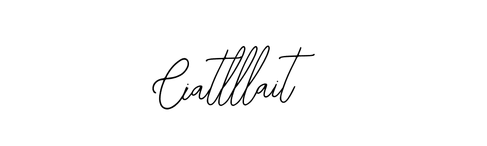 The best way (Bearetta-2O07w) to make a short signature is to pick only two or three words in your name. The name Ciatlllait include a total of six letters. For converting this name. Ciatlllait signature style 12 images and pictures png