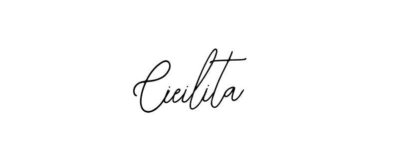 Design your own signature with our free online signature maker. With this signature software, you can create a handwritten (Bearetta-2O07w) signature for name Cieilita. Cieilita signature style 12 images and pictures png