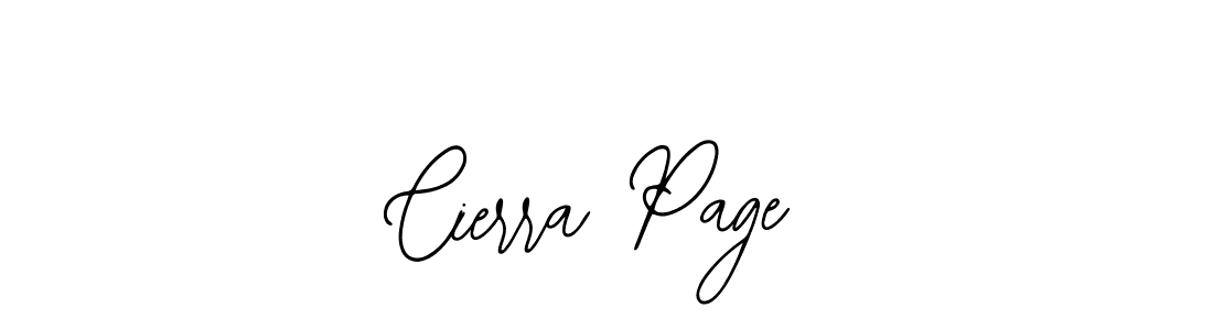 It looks lik you need a new signature style for name Cierra Page. Design unique handwritten (Bearetta-2O07w) signature with our free signature maker in just a few clicks. Cierra Page signature style 12 images and pictures png