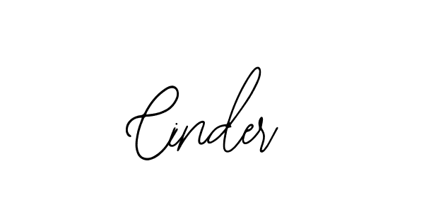 How to make Cinder name signature. Use Bearetta-2O07w style for creating short signs online. This is the latest handwritten sign. Cinder signature style 12 images and pictures png