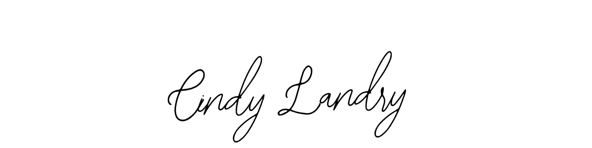You should practise on your own different ways (Bearetta-2O07w) to write your name (Cindy Landry) in signature. don't let someone else do it for you. Cindy Landry signature style 12 images and pictures png