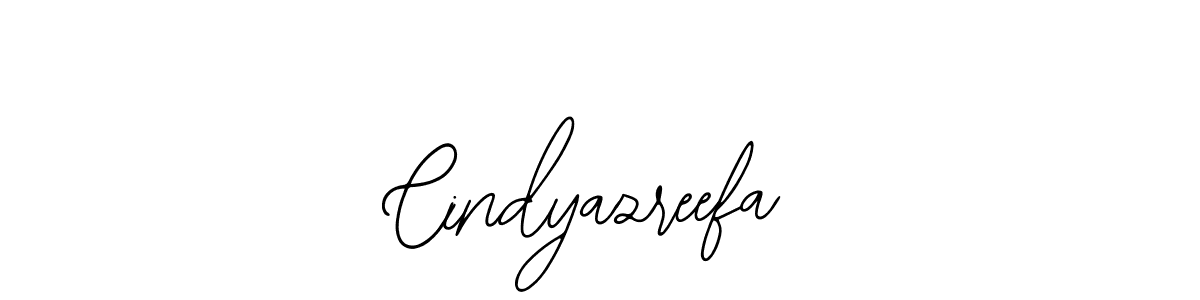 Cindyazreefa stylish signature style. Best Handwritten Sign (Bearetta-2O07w) for my name. Handwritten Signature Collection Ideas for my name Cindyazreefa. Cindyazreefa signature style 12 images and pictures png