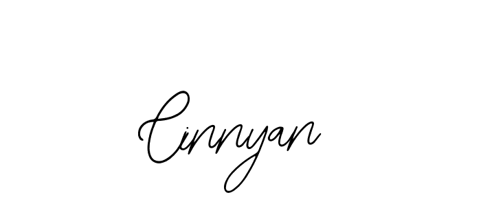 How to make Cinnyan signature? Bearetta-2O07w is a professional autograph style. Create handwritten signature for Cinnyan name. Cinnyan signature style 12 images and pictures png