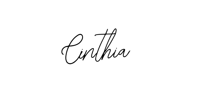 How to make Cinthia signature? Bearetta-2O07w is a professional autograph style. Create handwritten signature for Cinthia name. Cinthia signature style 12 images and pictures png