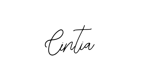You should practise on your own different ways (Bearetta-2O07w) to write your name (Cintia) in signature. don't let someone else do it for you. Cintia signature style 12 images and pictures png