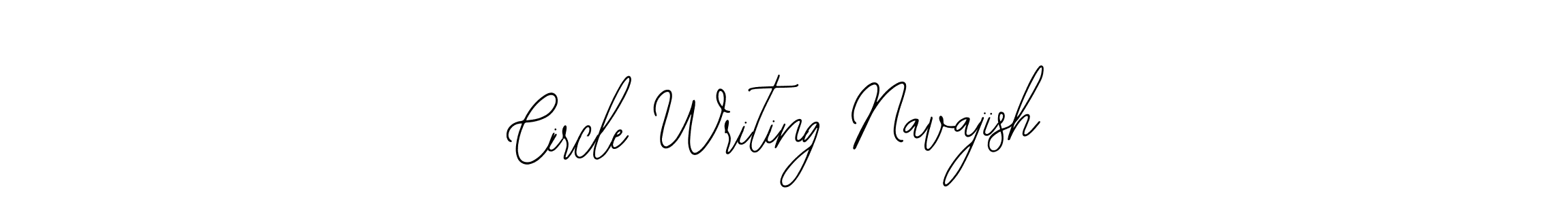 Also we have Circle Writing Navajish name is the best signature style. Create professional handwritten signature collection using Bearetta-2O07w autograph style. Circle Writing Navajish signature style 12 images and pictures png