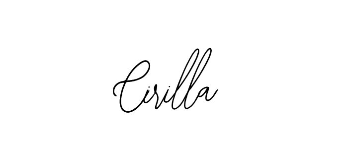 How to make Cirilla signature? Bearetta-2O07w is a professional autograph style. Create handwritten signature for Cirilla name. Cirilla signature style 12 images and pictures png