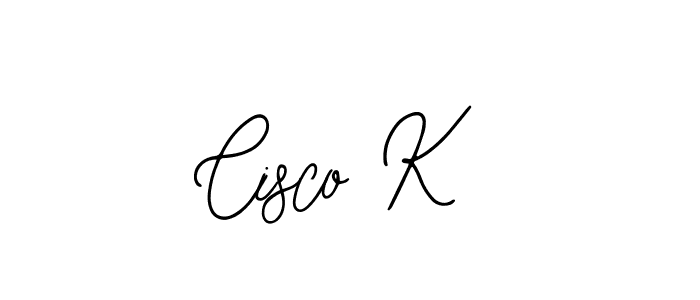 Create a beautiful signature design for name Cisco K. With this signature (Bearetta-2O07w) fonts, you can make a handwritten signature for free. Cisco K signature style 12 images and pictures png