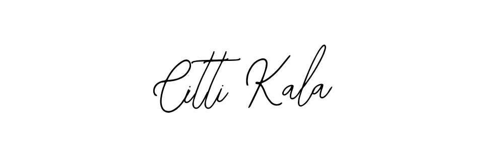Design your own signature with our free online signature maker. With this signature software, you can create a handwritten (Bearetta-2O07w) signature for name Citti Kala. Citti Kala signature style 12 images and pictures png