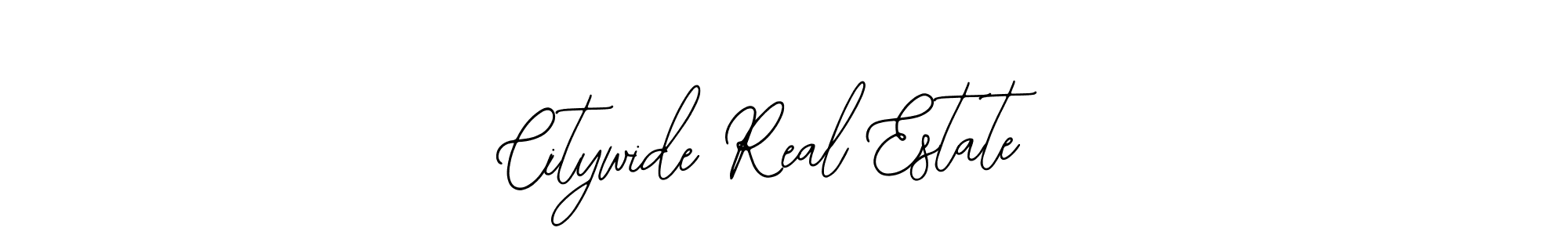 How to make Citywide Real Estate name signature. Use Bearetta-2O07w style for creating short signs online. This is the latest handwritten sign. Citywide Real Estate signature style 12 images and pictures png