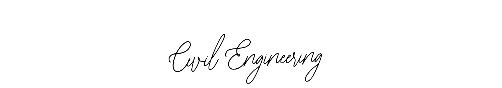 Use a signature maker to create a handwritten signature online. With this signature software, you can design (Bearetta-2O07w) your own signature for name Civil Engineering. Civil Engineering signature style 12 images and pictures png