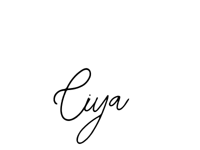 How to make Ciya signature? Bearetta-2O07w is a professional autograph style. Create handwritten signature for Ciya name. Ciya signature style 12 images and pictures png