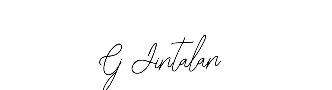 Cj Jintalan stylish signature style. Best Handwritten Sign (Bearetta-2O07w) for my name. Handwritten Signature Collection Ideas for my name Cj Jintalan. Cj Jintalan signature style 12 images and pictures png