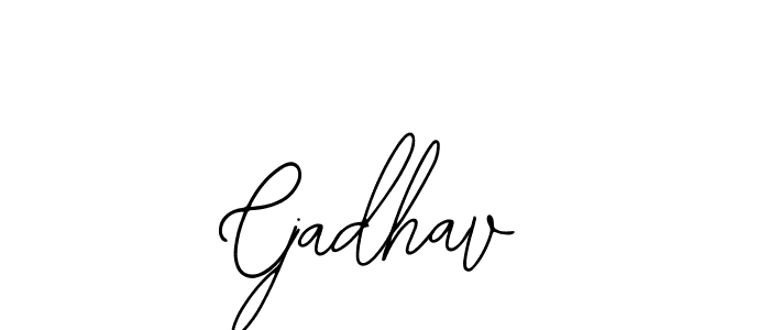 How to make Cjadhav signature? Bearetta-2O07w is a professional autograph style. Create handwritten signature for Cjadhav name. Cjadhav signature style 12 images and pictures png