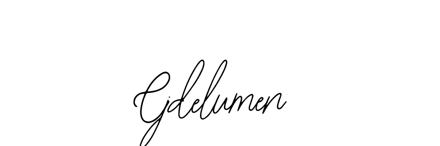 How to make Cjdelumen signature? Bearetta-2O07w is a professional autograph style. Create handwritten signature for Cjdelumen name. Cjdelumen signature style 12 images and pictures png