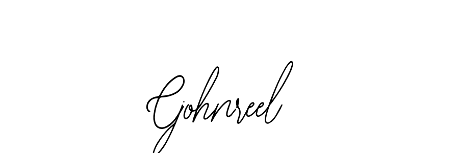 How to make Cjohnreel signature? Bearetta-2O07w is a professional autograph style. Create handwritten signature for Cjohnreel name. Cjohnreel signature style 12 images and pictures png