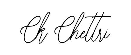 A timeless handwritten aesthetic for Ck Chettri. The Bearetta-2O07w font gives your signature a handcrafted feel with natural curves. Ck Chettri signature style 12 images and pictures png