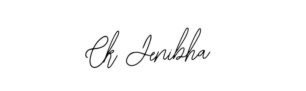 It looks lik you need a new signature style for name Ck Jenibha. Design unique handwritten (Bearetta-2O07w) signature with our free signature maker in just a few clicks. Ck Jenibha signature style 12 images and pictures png