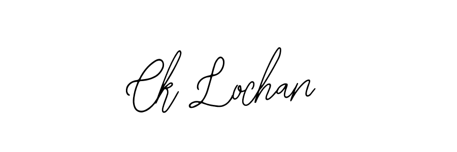 How to make Ck Lochan signature? Bearetta-2O07w is a professional autograph style. Create handwritten signature for Ck Lochan name. Ck Lochan signature style 12 images and pictures png