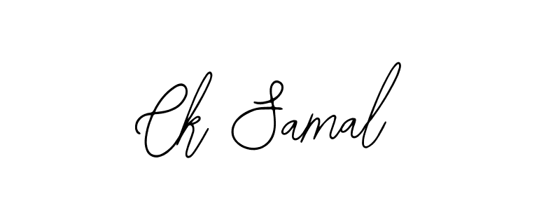 How to Draw Ck Samal signature style? Bearetta-2O07w is a latest design signature styles for name Ck Samal. Ck Samal signature style 12 images and pictures png