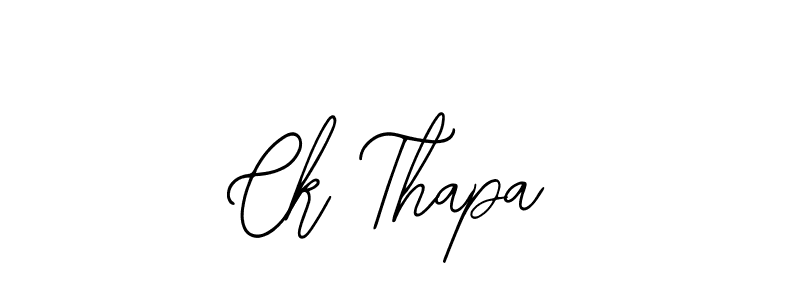 Create a beautiful signature design for name Ck Thapa. With this signature (Bearetta-2O07w) fonts, you can make a handwritten signature for free. Ck Thapa signature style 12 images and pictures png