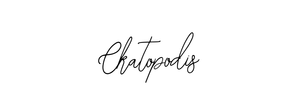 Best and Professional Signature Style for Ckatopodis. Bearetta-2O07w Best Signature Style Collection. Ckatopodis signature style 12 images and pictures png