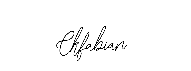 Ckfabian stylish signature style. Best Handwritten Sign (Bearetta-2O07w) for my name. Handwritten Signature Collection Ideas for my name Ckfabian. Ckfabian signature style 12 images and pictures png