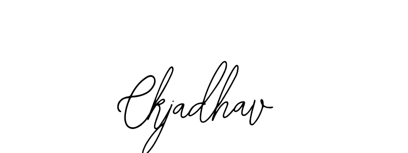 The best way (Bearetta-2O07w) to make a short signature is to pick only two or three words in your name. The name Ckjadhav include a total of six letters. For converting this name. Ckjadhav signature style 12 images and pictures png